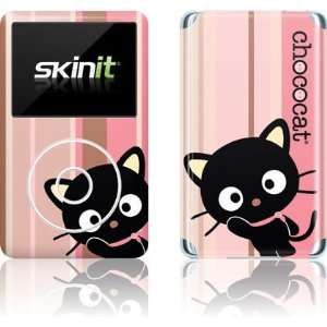  Skinit Chococat Pink and Brown Stripes Vinyl Skin for iPod 