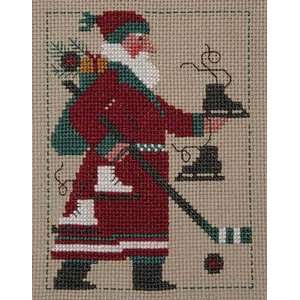  2009 Schooler Santa   Cross Stitch Pattern Arts, Crafts & Sewing