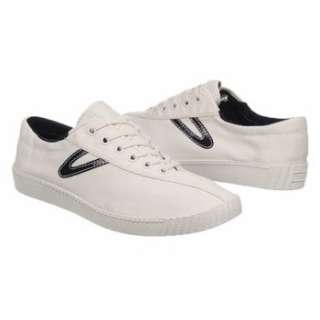 Athletics Tretorn Mens NYLITE CANVAS White/Peacoat Navy Shoes 