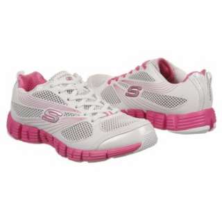 Womens Skechers Sport Stride White/Pink Shoes 