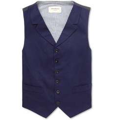 Oliver Spencer Cotton Twill Suit Waistcoat