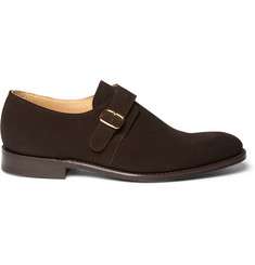 Churchs Suede Bampton Monk Strap Shoes