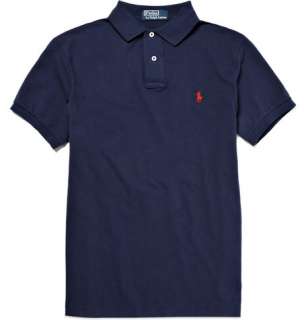   Polos  Short sleeve polos  Custom Fit Cotton Piqué Polo Shirt