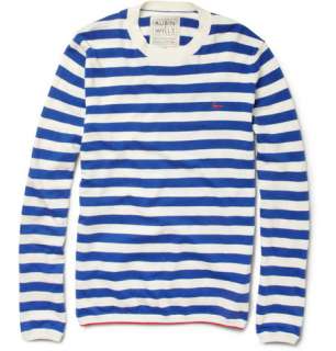  Clothing  Knitwear  Crew necks  Striped Cotton and 