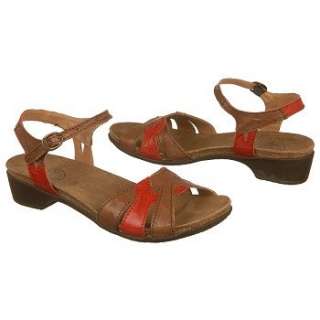 Womens Kickers Cosmik Red Multi Leather Shoes 