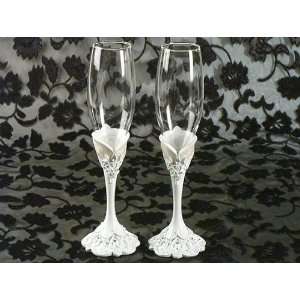 Eleganza collection toasting glasses set 