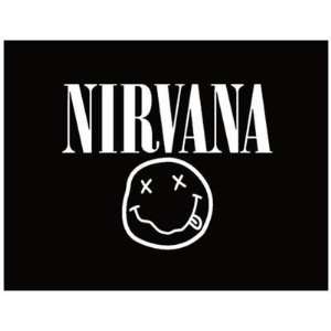    Postcard NIRVANA   Classic Dead Smiley Face Logo 