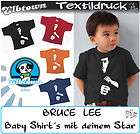 Baby T Shirt BRUCE LEE Film Fun Geschenk Gr. 62   86