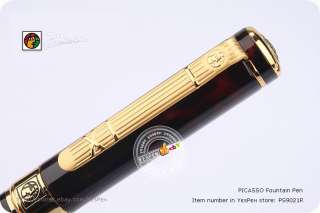 Picasso Fountain Pen    PS 902 GENTALMAN COLLECTION    Agate Red