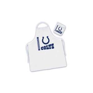  Indianapolis Colts Barbecue Apron and Mitt Set