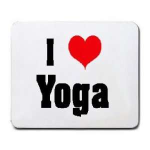  I Love/Heart Yoga Mousepad