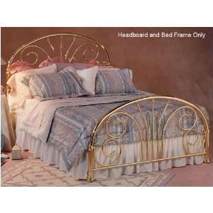   Headboard With Classic Brass Plate   Hillsdale 1070Hqr