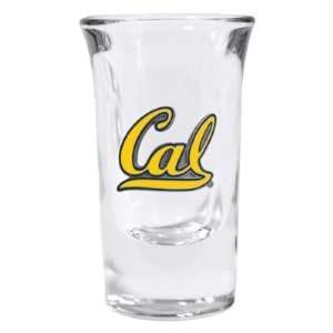  Set of 2 Cal Berkeley Golden Bears Fluted Shot Glass 