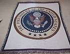presidential seal throw blanket great gift item expedited shipping 