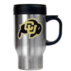  Colorado Golden Buffaloes 16 Ounce Stainless Steel Travel 