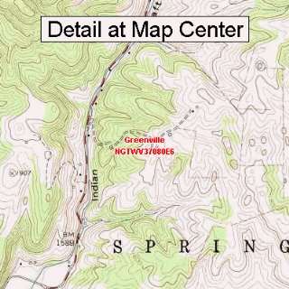   Map   Greenville, West Virginia (Folded/Waterproof)