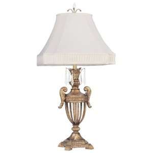   Vintage Gold Leaf La Chic TableTable Lamp from the La Chic Collection