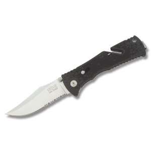   Trident Mini Knife with Black Digi Grip GRN Handles