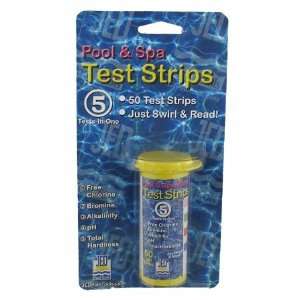   Inc 50 Count 5 Test Pool & Spa Test Strips 00 490