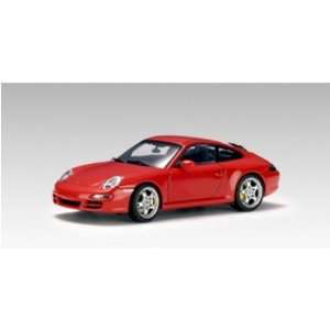   911 997 Carrera S Diecast Car Model 1/43 Autoart Red Toys & Games