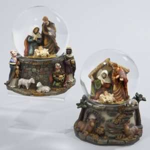  Pack of 4 Musical Religious Holy Family Nativity Christmas 