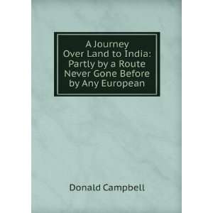   Never Gone Before by Any European Donald Campbell  Books