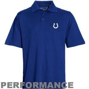   Indianapolis Colts Royal Blue DryTech Championship Performance Polo