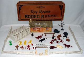   MARX  EXCLUSIVE HAPPI TIME ROY ROGERS RODEO RANCH PLAYSET IN BOX