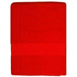  12 Red 100% Cotton Terry Towels 36 X 68