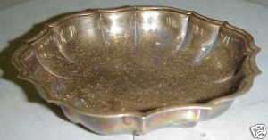 Vintage Chippendale International Silver Nut Bowl  