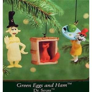  Hallmark 2000 Green Eggs and Ham Dr Seuss Miniature 