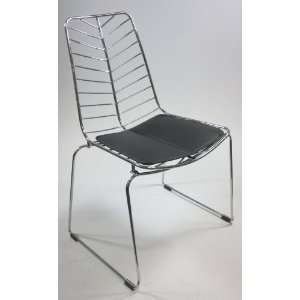  Designer Modern Bertoia Style Stainless Steel Wire Mesh Chair 