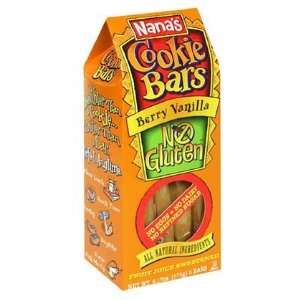 Nanas No Gluten Berry Vanilla Cookie Bars, 5 ct Bars, 8 ct (Quantity 