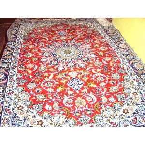   3x5 Hand Knotted Isfahan Persian Rug   55x39