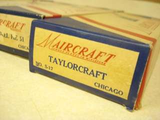  OF 4 ** MAIRCRAFT SOLID WOOD MODEL AIRPLANE KITS **over 50 years old 