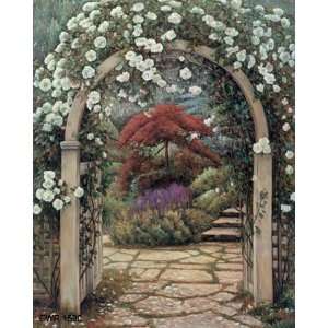  Elizabeth Wright   Archway To The Garden, Size 40 x 32 