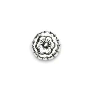  Cousin Precious Accents 8mm Metal Round Flower Bead   18PK 
