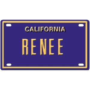  Renee Mini Personalized California License Plate 