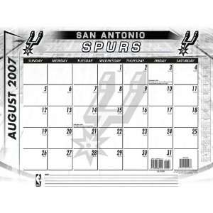 San Antonio Spurs 2007 08 22 x 17 Academic Desk Calendar