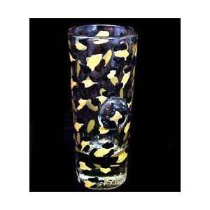  Gold Leopard Design   Hand Painted   Collectible Shooter 