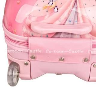 Disney Princess Luggage Bag Baggage Trolley Roller Pink  