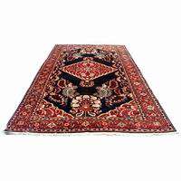   persian rug red and black color background with blue and green details