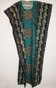 RETRO PLUS Hippie Gypsy Boho Ethnic Caftan Dress 102  