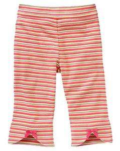   NWT Cute As A Mouse Bow Stripe Pant Girls Size 3 6 months  