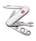 Victorinox Swiss Army Cigar Cutter Knife with Silver Handle 54850 New
