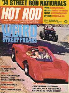 Hot Rod 1974 Nov yamaha manta anglia street mcgoo car  