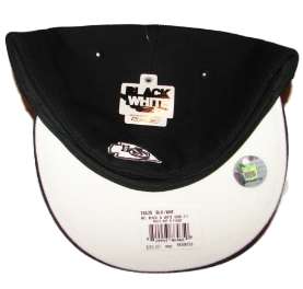 Kansas City Chiefs Reebok Hat Cap Black Fitted (7 1/4)  