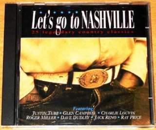 Lets Go To Nashville 25 Legendary Country Classics CD  