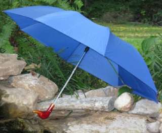 Blue Auto Open Folding Duck Head Handle Umbrella DHP  