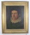 RARE HEINRICH KRANECK 1819 OIL ON TIN PORTRAIT  